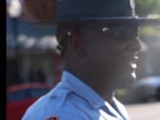 A Georgia state trooper on duty at a Black Lives Matter protest in Georgia has become a star on social media, thanks to an answer he gave a protestor who demanded he "take a knee" as a sign of respect for the BLM movement.