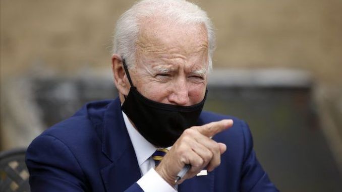 Candidate Joe Biden pressured to defund the U.S. military