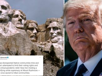 The Democrats' descent into radicalism reached a new low on Monday when the official Democrat Party Twitter account launched an attack on Mount Rushmore, negatively portraying an upcoming event President Trump is planning ahead of Independence Day at the historic monument to four great American presidents.