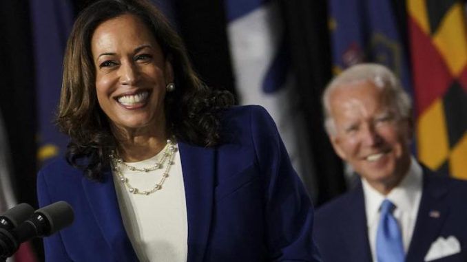 Biden's lead over Trump drops 2 points after he names Kamala Harris his running mate