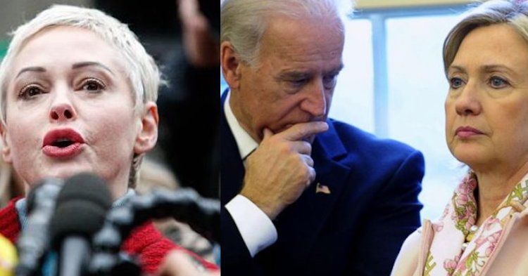 Actress Rose McGowan blasts Democrats and Clintons, calls Joe Biden a rapist