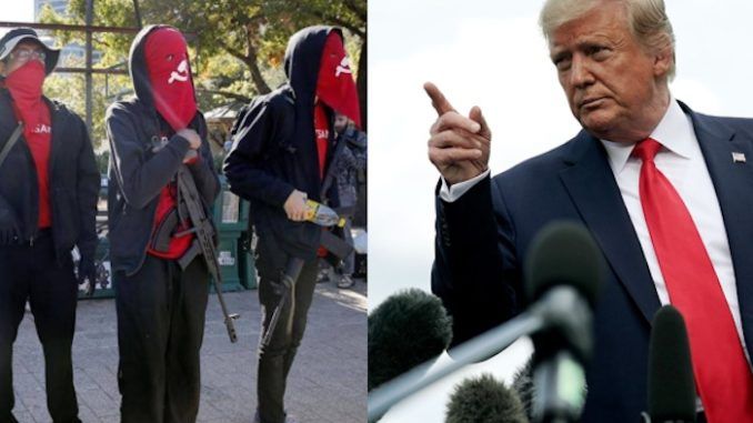 Trump designates Antifa and KKK terrorist organizations