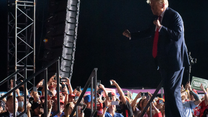 President Trump dances to YMCA at Florida rally