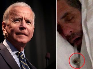 Photograph of Hunter Biden smoking a crack pipe leaked online