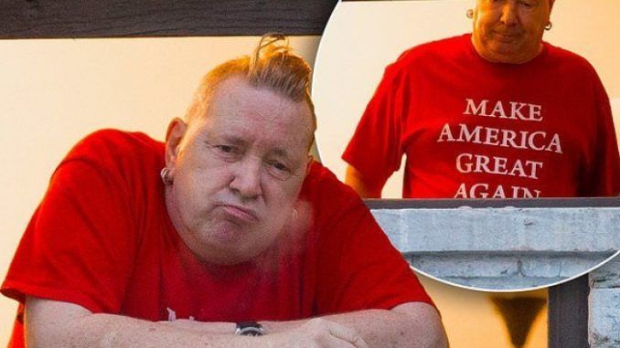 Johnny Rotten slams Obama and the corrupt mainstream media and praises President Trump