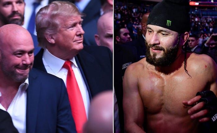UFC fighters might attend MAGA rallies to help keep the peace