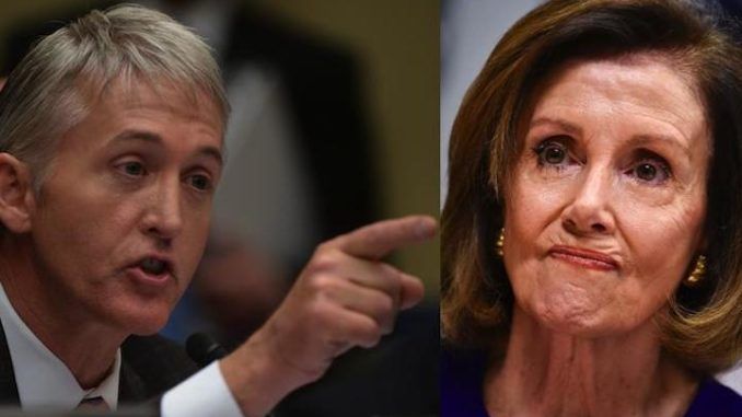 Trey Gowdy says Nancy Pelosi can't find a single Democrat who didn't date a Chinese spy