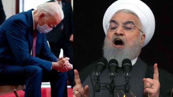 Iranian President Hassan Rouhani boasts Joe Biden will bow to his regime