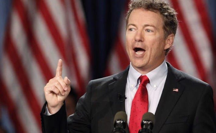 Rand Paul slams wearing face masks as submission