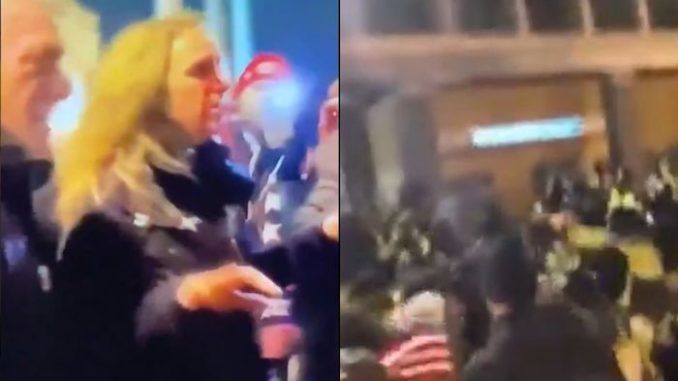 DC Police pepper spray Trump supporters after BLM assault