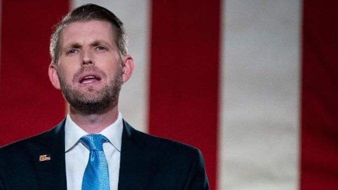 Eric Trump warns Republicans will lose their political careers for certifying votes for Biden