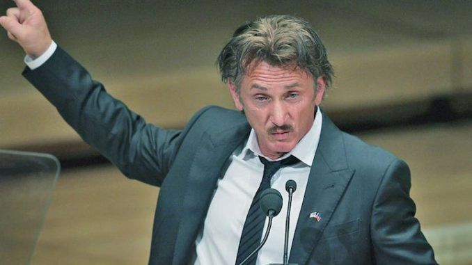 Sean Penn urges President Trump to kill himself with cyanide
