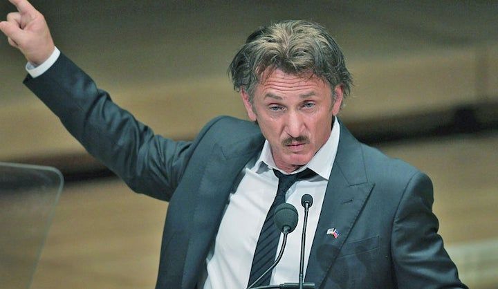 Sean Penn urges President Trump to kill himself with cyanide