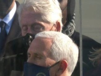 Bill Clinton caught sleeping during Biden's inauguration speech