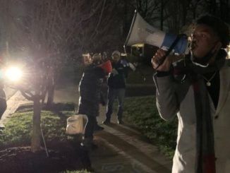 Violent far-left crowd swarm Senator Hawley's home threatening his wife and baby