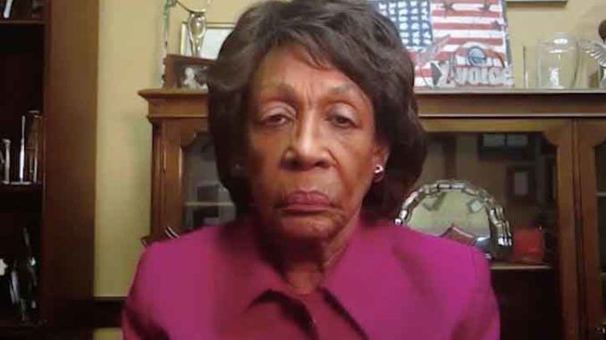Rep. Maxine Waters warns that Trump will take over small towns and cities unless he is convicted