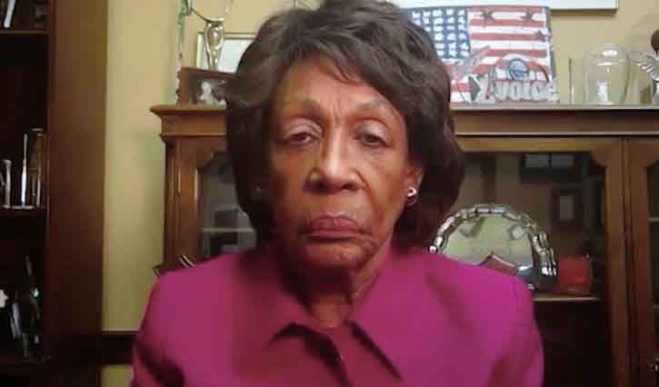 Rep. Maxine Waters warns that Trump will take over small towns and cities unless he is convicted