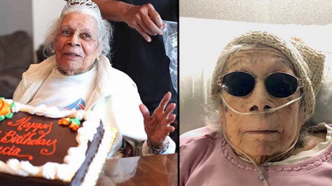 105 year old grandma beats covid, reveals drinking gin and praying to God is her secret to longevity