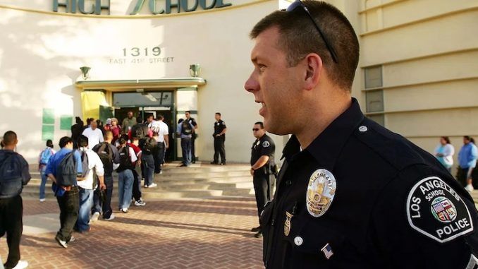 Los Angeles slashes school police budget to replace cops with climate officers
