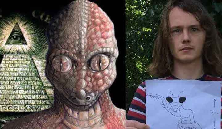 British man says he saw 7ft shapeshifting reptilian as he was cycling home