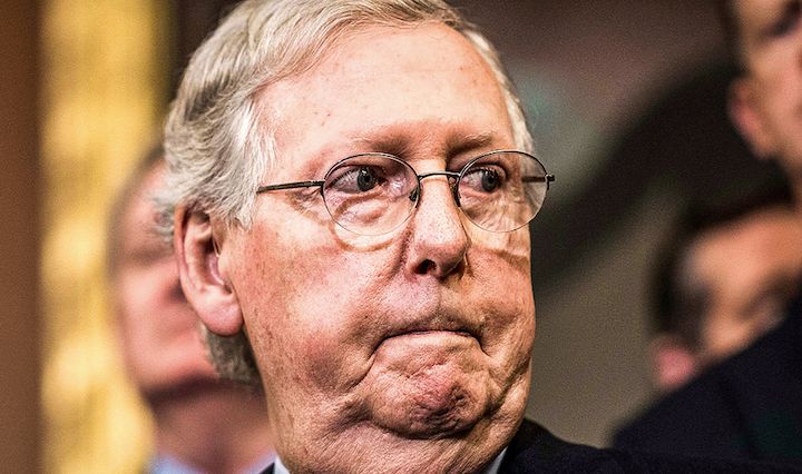 President Trump calls Mitch McConnell a dour, sullen and unsmiling political hack