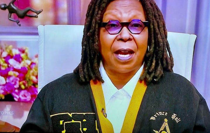 Whoopi Goldberg wears occult Masonic outfit during episode of 'The View'