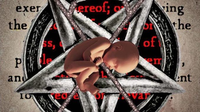 Satanists sue for the right to sacrifice children