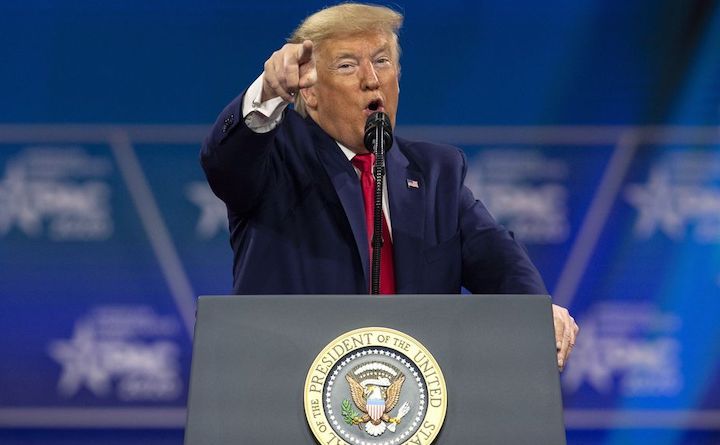 President Donald Trump vows to purge deep state RINOs from Republican Party forever during CPAC speech