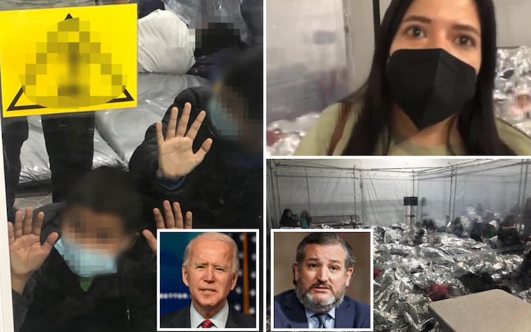 Senator Ted Cruz shares video of Biden kids in cages