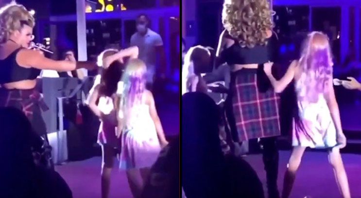 Children filmed doing stripped dance moves with drag queens in Los Angeles