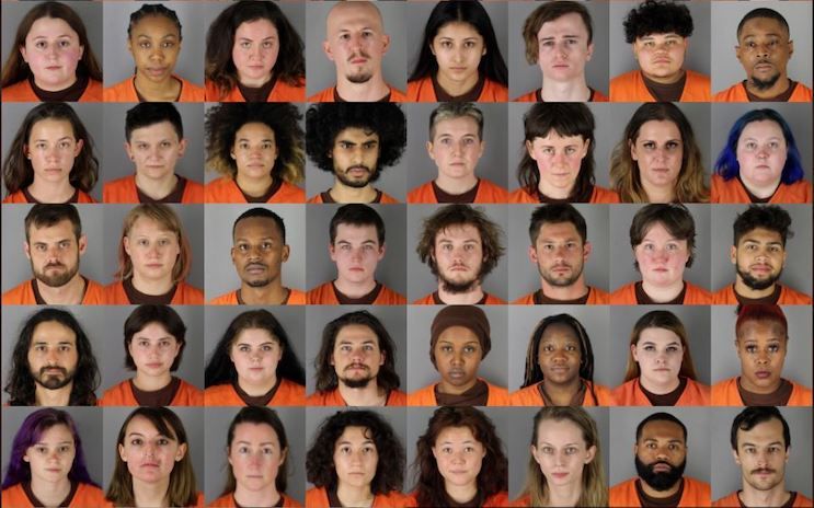 Mugshots of Antifa/BLM terrorists released that were arrested in Brooklyn Center, MN