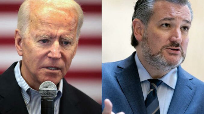 Ted Cruz accuses Joe Biden of crawling in bed with Russia and other enemies of America