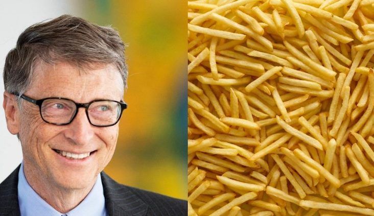 McDonald's french fries are grown on Bill Gates' farmland