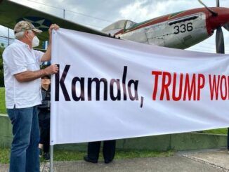 Kamala Harris furious after Guatemalans greet her with 'Trump won' banners and chant 'go home'