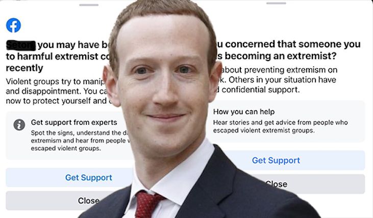 Facebook asks users to rat out their 'extremist' friends and family