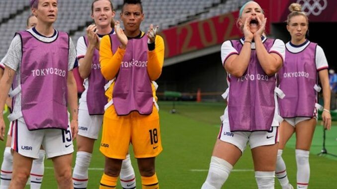 U.S. women's soccer team blasted for woke protests