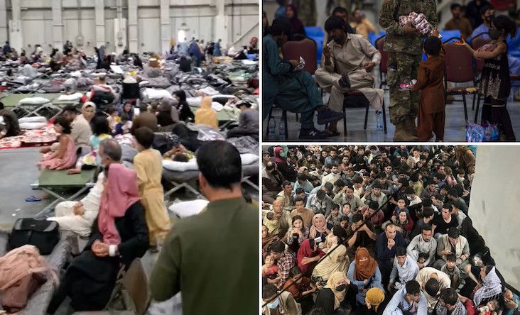 Biden regime's shelter for Afghanistan refugees covered in feces and rats