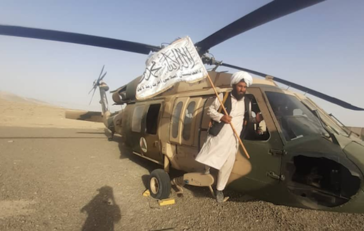 Taliban filmed flying captured U.S. military helicopters in Afghanistan