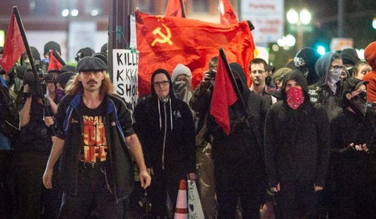 Armed Antifa terrorists create SSPAZ in Portland