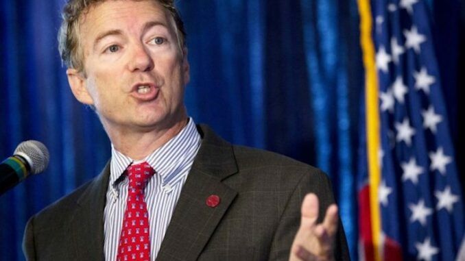 Rand Paul calls for massive civil disobedience against the New World Order