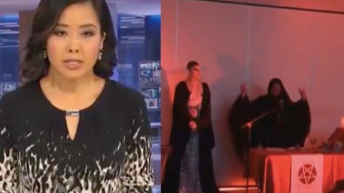 ABC News accidentally shows clip of elite officials performing a satanic ritual