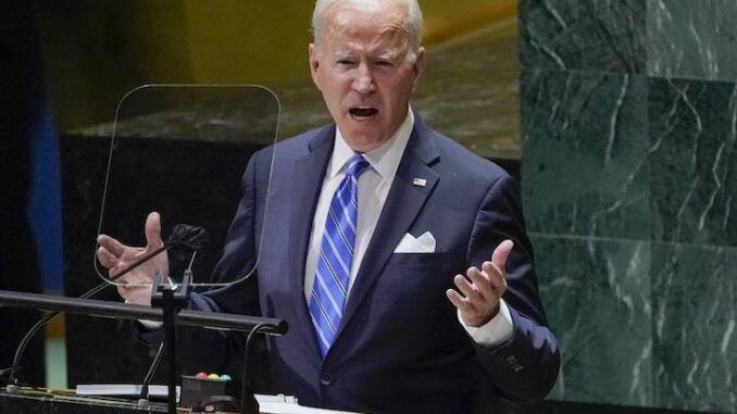 Joe Biden urges UN to force the vaccine on the global population