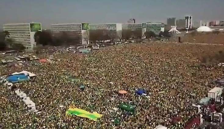 Hundreds of thousands of Brazilians rise up to reject the New World Order