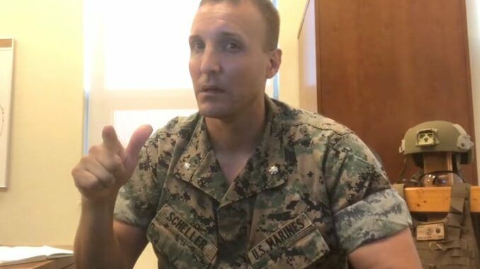 Marine who spoke out against Biden's Afghanistan withdrawal thrown into jail
