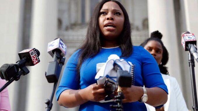 Democratic State Sen. Katrina Robinson face 20 year prison sentence after being found guilty on multiple fraud counts