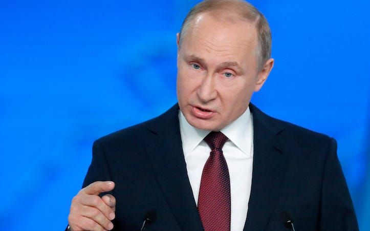 President Putin says allowing young kids to change their gender is a crime against humanity