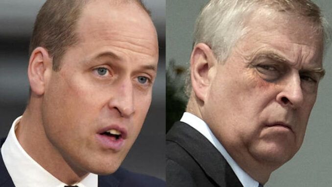 Prince William bans uncle Prince Andrew from all Royal duties amid child rape lawsuit scandal