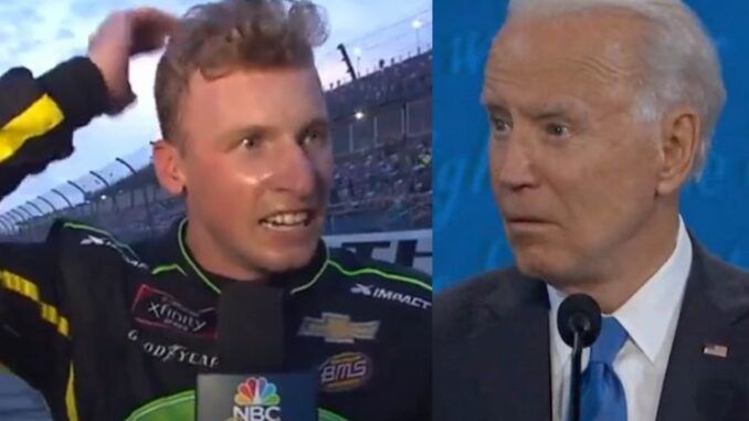 NASCAR fans loudly chant 'f**k Joe Biden' as NBC scrambles to distract viewers