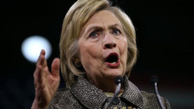 Hillary Clinton warns free-thinking Republican politicians pose a direct threat to U.S. democracy