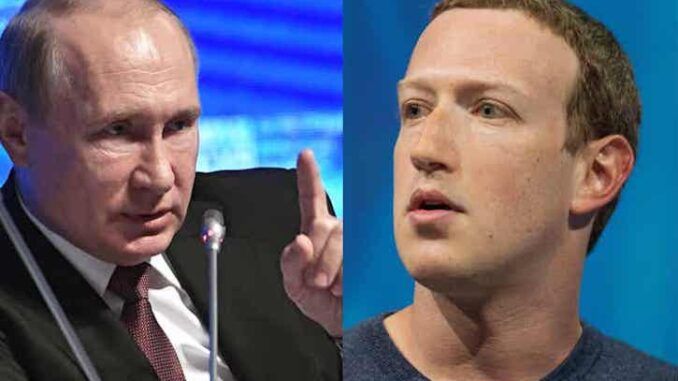 President Putin vows to kill Facebook biased newsfeed algorithm